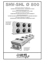 Preview for 1 page of LU-VE SHL H Series Installation And Maintenance  Instruction