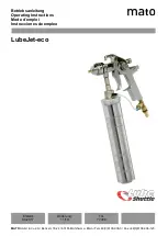 Lube Shuttle mato LubeJet-eco Operating Instructions Manual preview