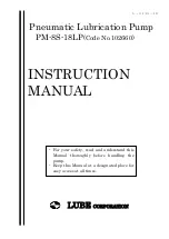 LUBE 102660 Instruction Manual preview