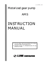 LUBE AMS Instruction Manual preview