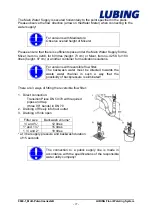 Предварительный просмотр 11 страницы Lubing EasyLine Assembly Instructions And Operator'S Manual