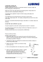 Предварительный просмотр 16 страницы Lubing EasyLine Assembly Instructions And Operator'S Manual