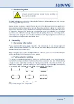 Preview for 8 page of Lubing Pad-Climate-System Assembly Instruction And Manual