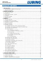 Preview for 4 page of Lubing Pad-Climate-System Assembly Instructions And Operating Manual