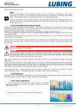 Preview for 12 page of Lubing Pad-Climate-System Assembly Instructions And Operating Manual