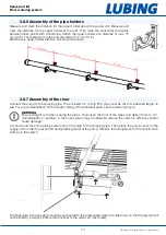 Preview for 14 page of Lubing Pad-Climate-System Assembly Instructions And Operating Manual