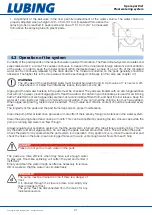 Preview for 21 page of Lubing Pad-Climate-System Assembly Instructions And Operating Manual