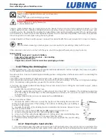 Preview for 12 page of Lubing TwinClean Line Assembly Instructions Manual