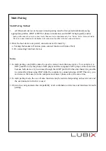 Preview for 2 page of Lubix UBHS-NE1A Quick Start Manual