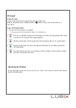 Preview for 4 page of Lubix UBHS-NE3 Quick Start Manual