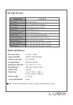 Preview for 5 page of Lubix UBHS-NE3 Quick Start Manual