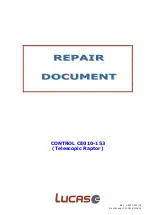 LUCAS CONTROL CE010-153 Service Manual preview