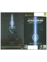 LucasArts STAR WARS JEDI Outcast Jedi Knight II Manual preview