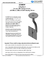 Preview for 1 page of Lucasey LC200C9F Installation Instructions Manual