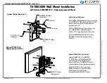 Preview for 2 page of Lucasey TH100200W Installation Instructions