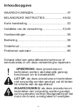 Предварительный просмотр 47 страницы LUCCA 871125224887 Instruction Manual