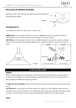 Preview for 9 page of LUCCI Air 1614913 Installation Instructions Manual