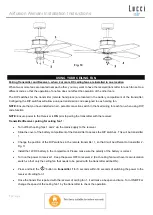 Preview for 8 page of LUCCI Air Airfusion Akmani Series Installation, Operation & Maintenance Instructions Manual