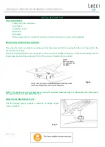 Preview for 14 page of LUCCI Air Airfusion Akmani Series Installation, Operation & Maintenance Instructions Manual