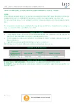 Preview for 20 page of LUCCI Air Airfusion Akmani Series Installation, Operation & Maintenance Instructions Manual