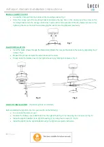 Preview for 25 page of LUCCI Air Airfusion Akmani Series Installation, Operation & Maintenance Instructions Manual