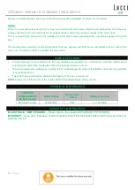 Preview for 38 page of LUCCI Air Airfusion Akmani Series Installation, Operation & Maintenance Instructions Manual