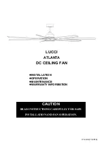 LUCCI Air Airfusion Atlanta Instruction Manual preview