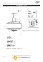 Предварительный просмотр 4 страницы LUCCI Air AIRFUSION CAROLINA Installation And Operation Manual