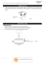 Предварительный просмотр 6 страницы LUCCI Air AIRFUSION CAROLINA Installation And Operation Manual