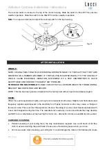 Предварительный просмотр 10 страницы LUCCI Air AIRFUSION CAROLINA Installation And Operation Manual