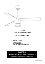 Preview for 1 page of LUCCI Air AIRFUSION PEREGRINE Installation, Operation, Maintenance & Warranty Information