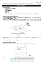 Preview for 5 page of LUCCI Air AIRFUSION PEREGRINE Installation, Operation, Maintenance & Warranty Information