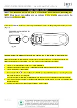 Preview for 11 page of LUCCI Air AIRFUSION PEREGRINE Installation, Operation, Maintenance & Warranty Information