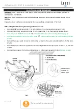 Предварительный просмотр 8 страницы LUCCI Air AIRFUSION QUEST II Manual