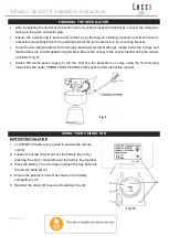 Предварительный просмотр 9 страницы LUCCI Air AIRFUSION QUEST II Manual