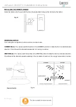 Предварительный просмотр 11 страницы LUCCI Air AIRFUSION QUEST II Manual