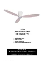 Preview for 1 page of LUCCI Air Airfusion Radar Installation Instructions Manual