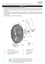 Предварительный просмотр 3 страницы LUCCI Air AIRFUSION ZOOM Installation, Operation, Maintenance & Warranty Information