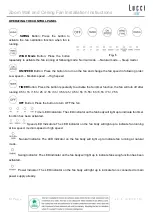 Предварительный просмотр 6 страницы LUCCI Air AIRFUSION ZOOM Installation, Operation, Maintenance & Warranty Information