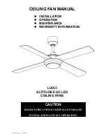 Предварительный просмотр 1 страницы LUCCI Air Altitude Eco Led Installation Instructions Manual