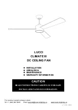 LUCCI Air CLIMATE III Manual preview