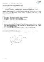 Предварительный просмотр 11 страницы LUCCI Air CLIMATE III Manual