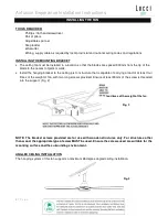 Предварительный просмотр 5 страницы LUCCI Air ESPERANCE Series Manual