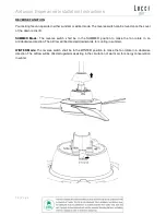 Предварительный просмотр 11 страницы LUCCI Air ESPERANCE Series Manual