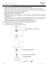 Предварительный просмотр 2 страницы Lucci decor DION 2 LIGHT Installation Instructions