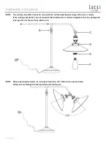 Preview for 2 page of Lucci decor Manor LD-T3173B/PW Installation Instructions