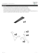 Preview for 2 page of Lucci Fresco THERMASTRIP 200060 Installation Instructions Manual