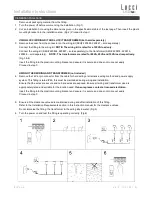 Предварительный просмотр 2 страницы Lucci LEDlux 220822, 220823 Installation Instructions