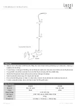 Предварительный просмотр 2 страницы Lucci LEDlux 259985 Installation Instructions