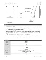 Preview for 2 page of Lucci LEDlux KORRES LED MAKEUP MIRROR LIGHT 250915 Installation Instructions